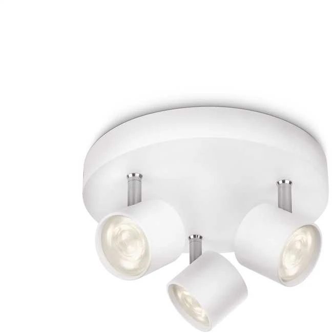 Lubinis šviestuvas Kryptinis šviestuvas PHILIPS STAR 562433116, 3 × 4,5 W, LED
