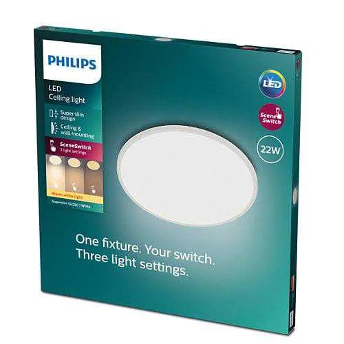 Lubinis šviestuvas Philips Ceiling Light. LED. 22W. 2700K. 2000lm. Ø43