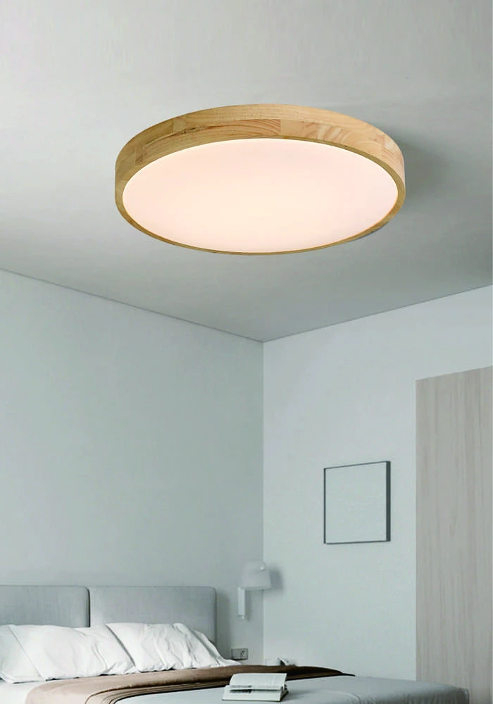 Lubinis šviestuvas Carruzzo lubinis LED šviestuvas NATA 4000K 50,5CM, mediena