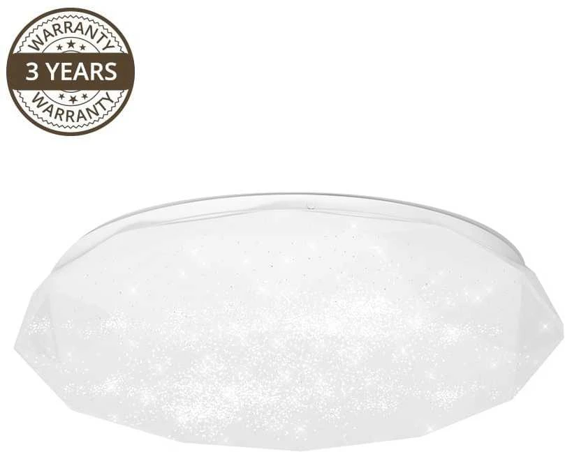 Lubinis šviestuvas Šviestuvas plafonas Domoletti Star B1242-1S-R, LED, 3000 - 6500 °K, 1 x 17 W