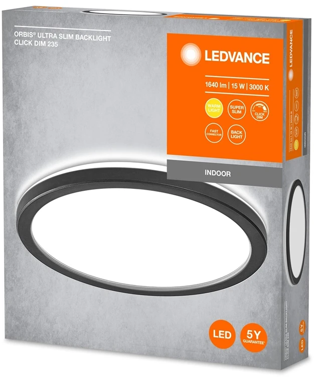Šviestuvas plafonas Ledvance/Osram Orbis Ultra Slim Clickdim, 15 W, LED, 3000 °K