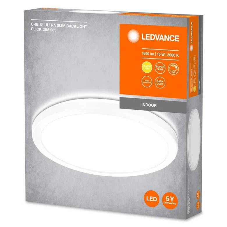 Šviestuvas plafonas Ledvance/Osram Orbis Ultra Slim Clickdim, 15 W, LED, 3000 °K