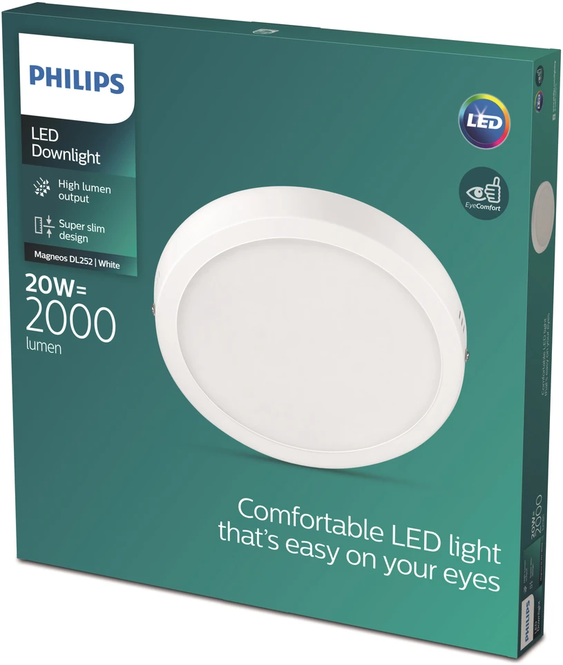 Lubinis šviestuvas Šviestuvas plafonas Philips MAGNEOS, 20 W, LED, 2700 °K