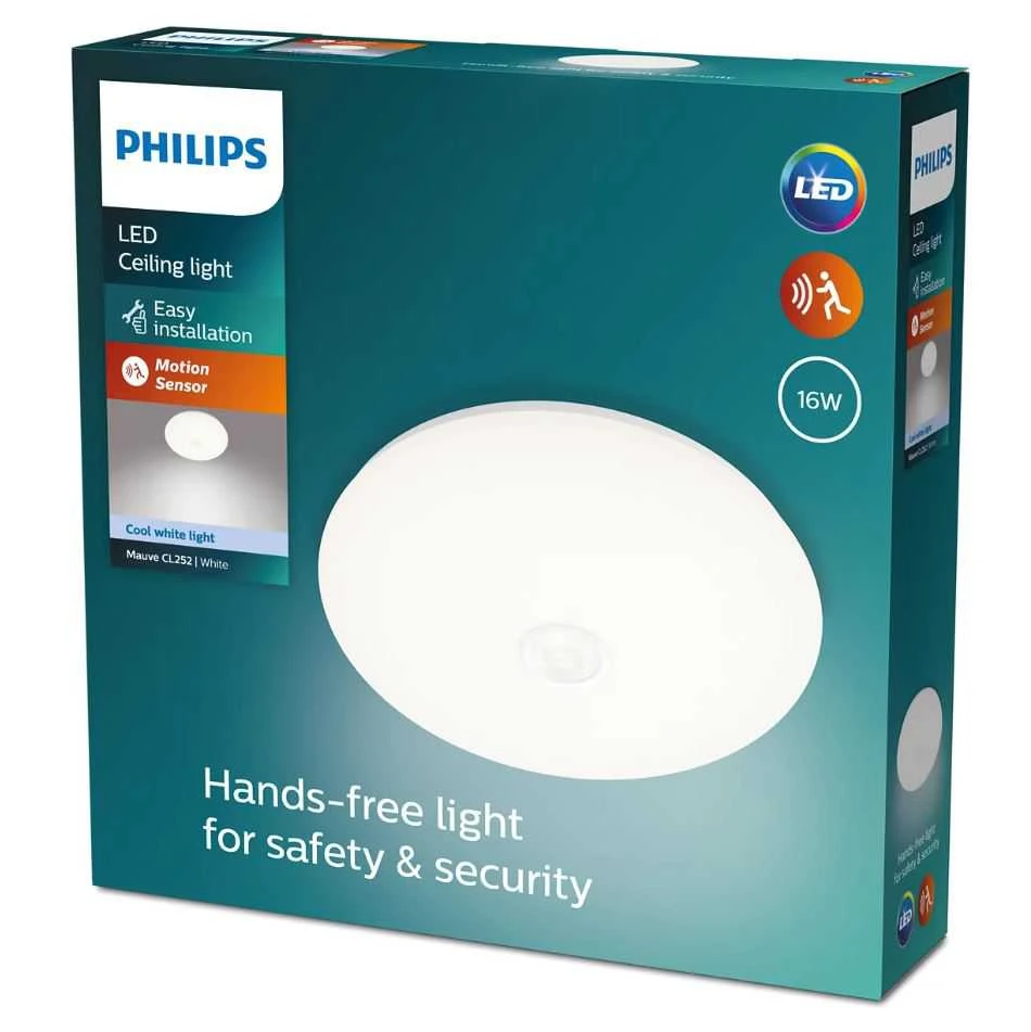 Lubinis šviestuvas Šviestuvas Philips Mauve, plafonas, Ø32cm, 16 W, LED