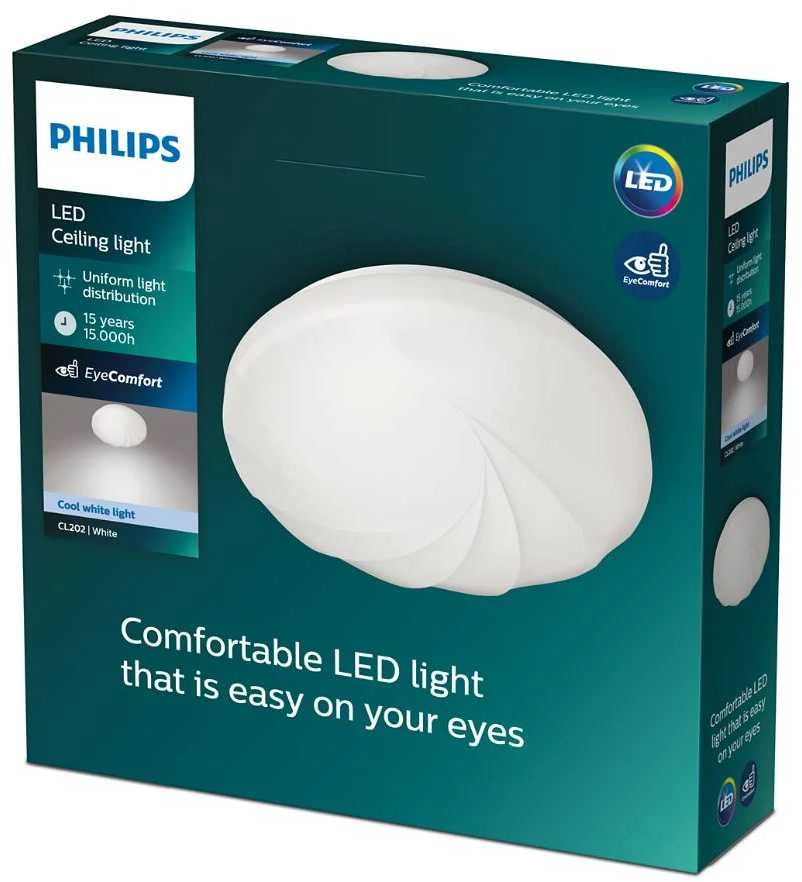 Lubinis šviestuvas Šviestuvas plafonas Philips Shell CL202, 17 W, LED