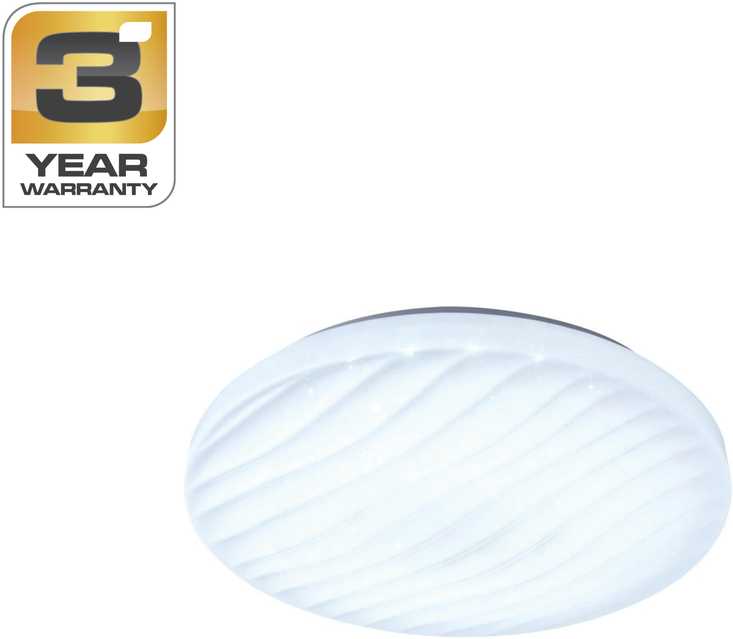 Standartinis LED lubinis šviestuvas PLAFOND WAVE CMLED-325-72W 44,5CM