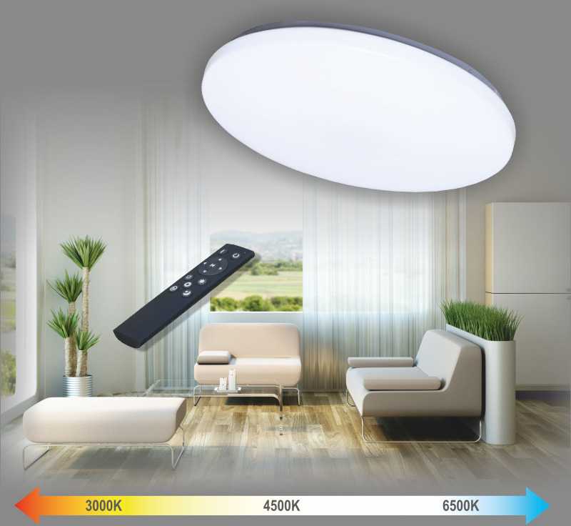 Lubinis šviestuvas TOPE Apvalus lubinis LED šviestuvas "SOPOT" 2x48W