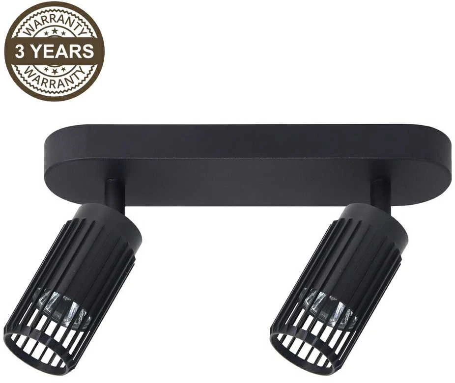 Lubinis šviestuvas Lampa sufitowa Domoletti CEILING LIGHT ALVEO 2XGU10 ML0295 Juodas