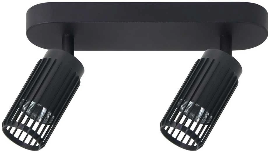 Lubinis šviestuvas Lampa sufitowa Domoletti CEILING LIGHT ALVEO 2XGU10 ML0295 Juodas
