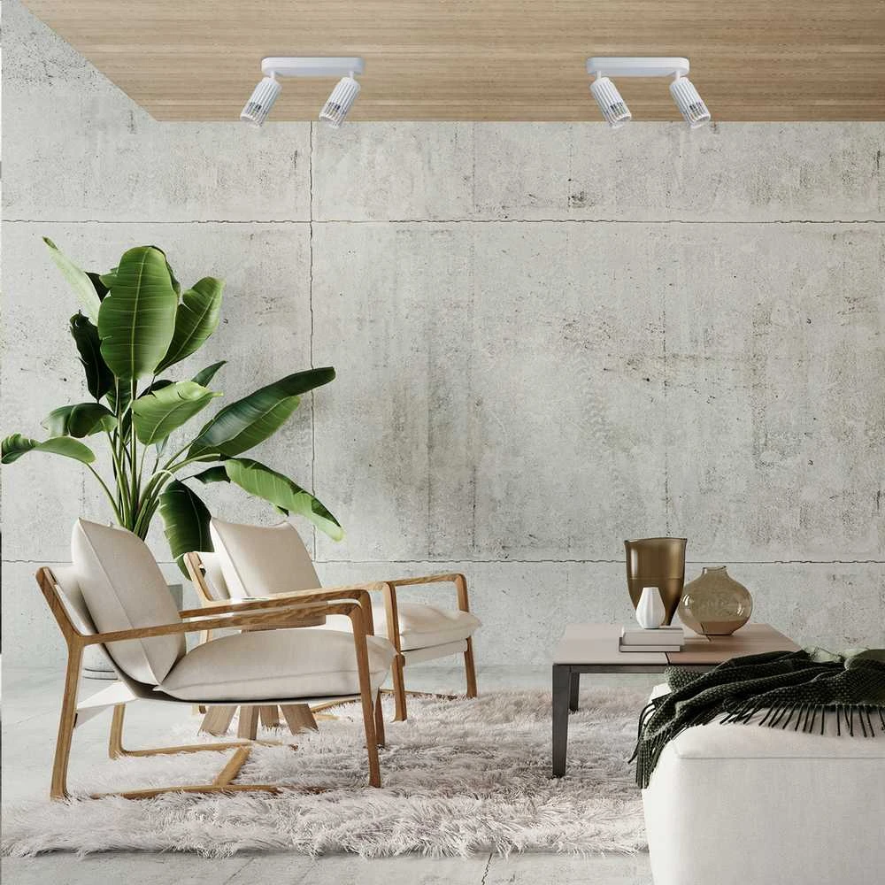 Lubinis šviestuvas Lampa sufitowa Domoletti CEILING LIGHT ALVEO 2XGU10 ML0305 Baltas