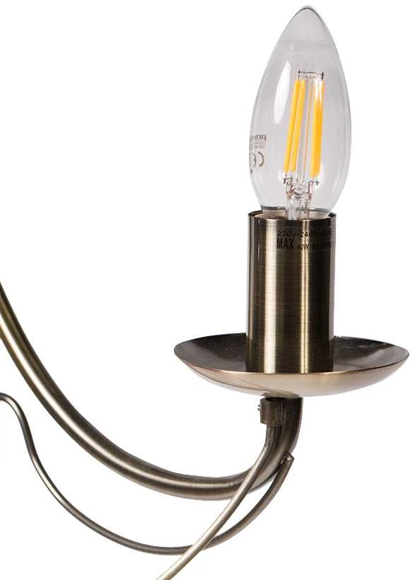 Sieninis šviestuvas Kinkiet Domoletti WALL LAMP MARIANA MB122-2 2X60W E14