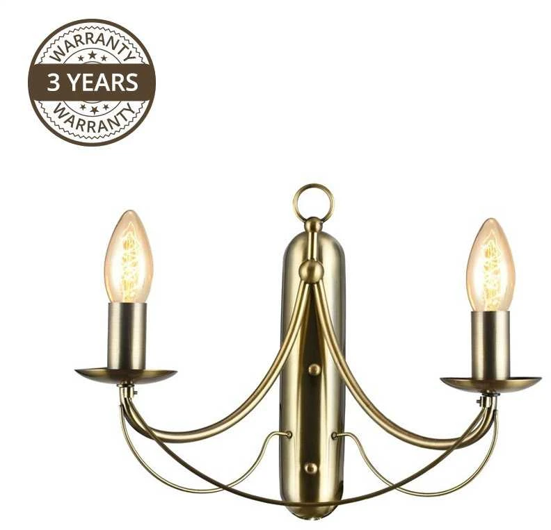 Sieninis šviestuvas Kinkiet Domoletti WALL LAMP MARIANA MB122-2 2X60W E14