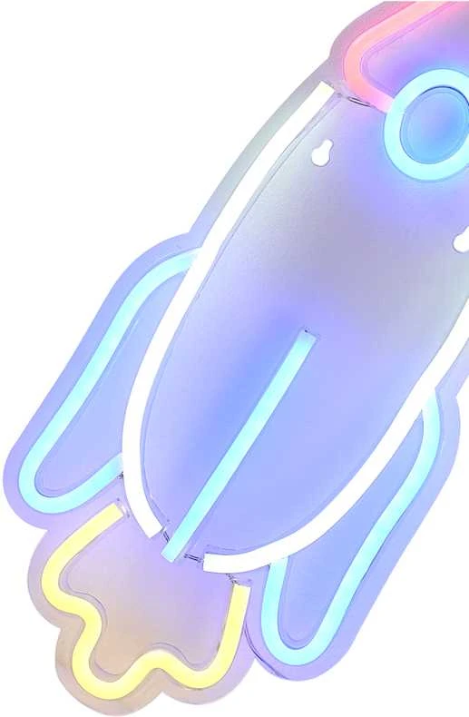 Sieninis šviestuvas Standart WALL LED LIGHT PARTY ROCKET RGB USB