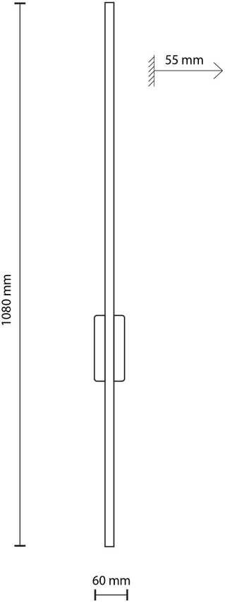 Sieninis šviestuvas Tk_Lighting Šviestuvas sieninis TK Lighting Flash 18074, 21 W, 3000 °K