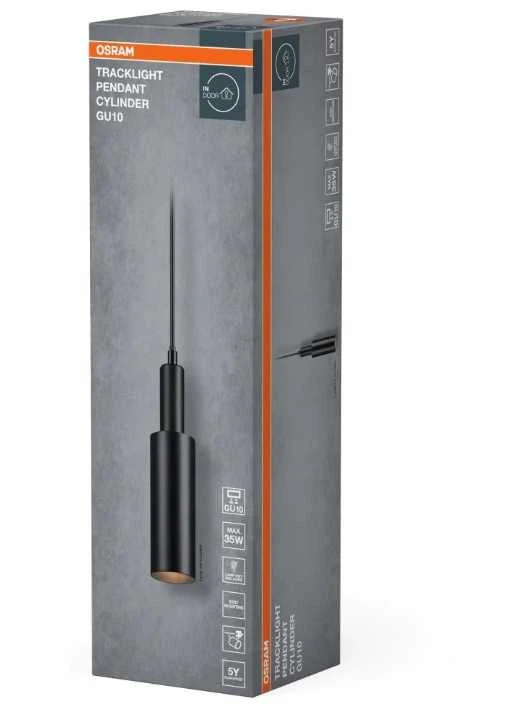 Ledvance Pakabinamas šviestuvas TRACKLIGHT, GU10, juodas