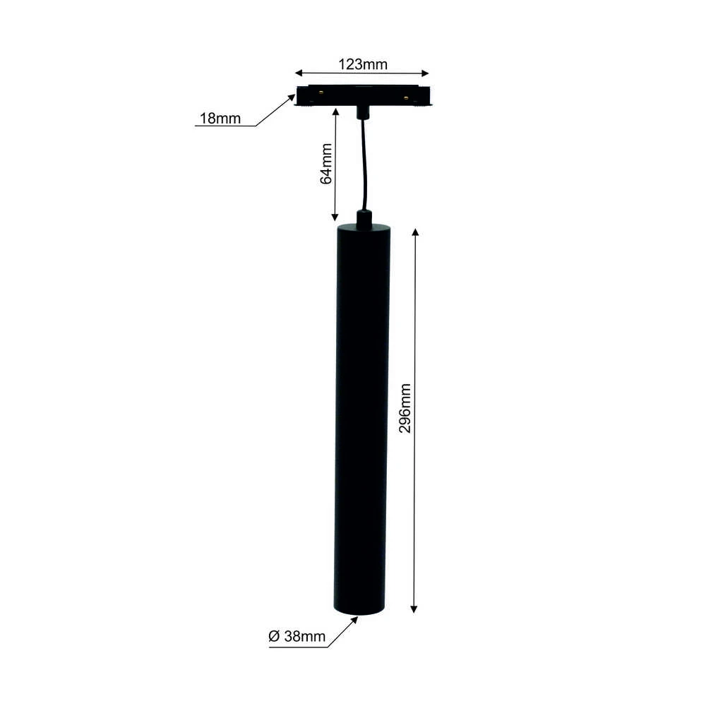 Lubinis šviestuvas Šviestuvas lubinis Modoled Magnetic, 7 W,LED, 3000 - 6000 °K