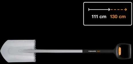 Fiskars Xact™ smailus kastuvas (teleskopinis)