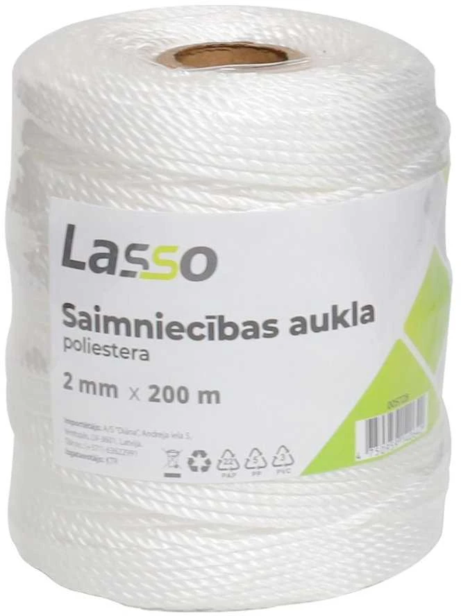 Lasso Virvė Poliesterio 2mm 200m