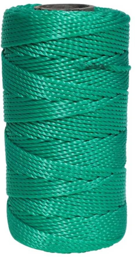 Lasso Poliepropileninis susuktas laidas 1,5 mmx100 m, žalias