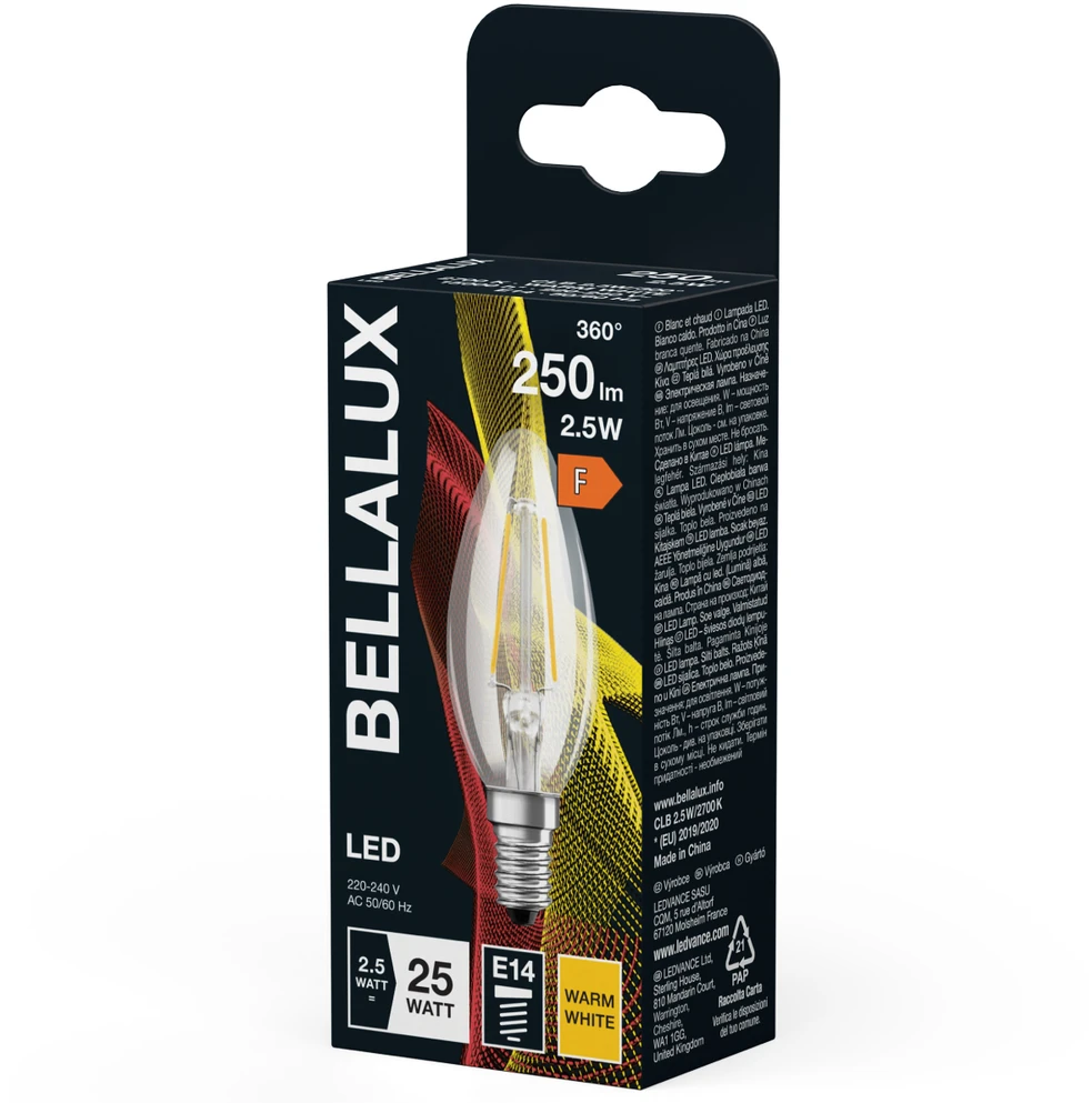 LED lemputė Bellalux CLB25 E14 2,5W/827