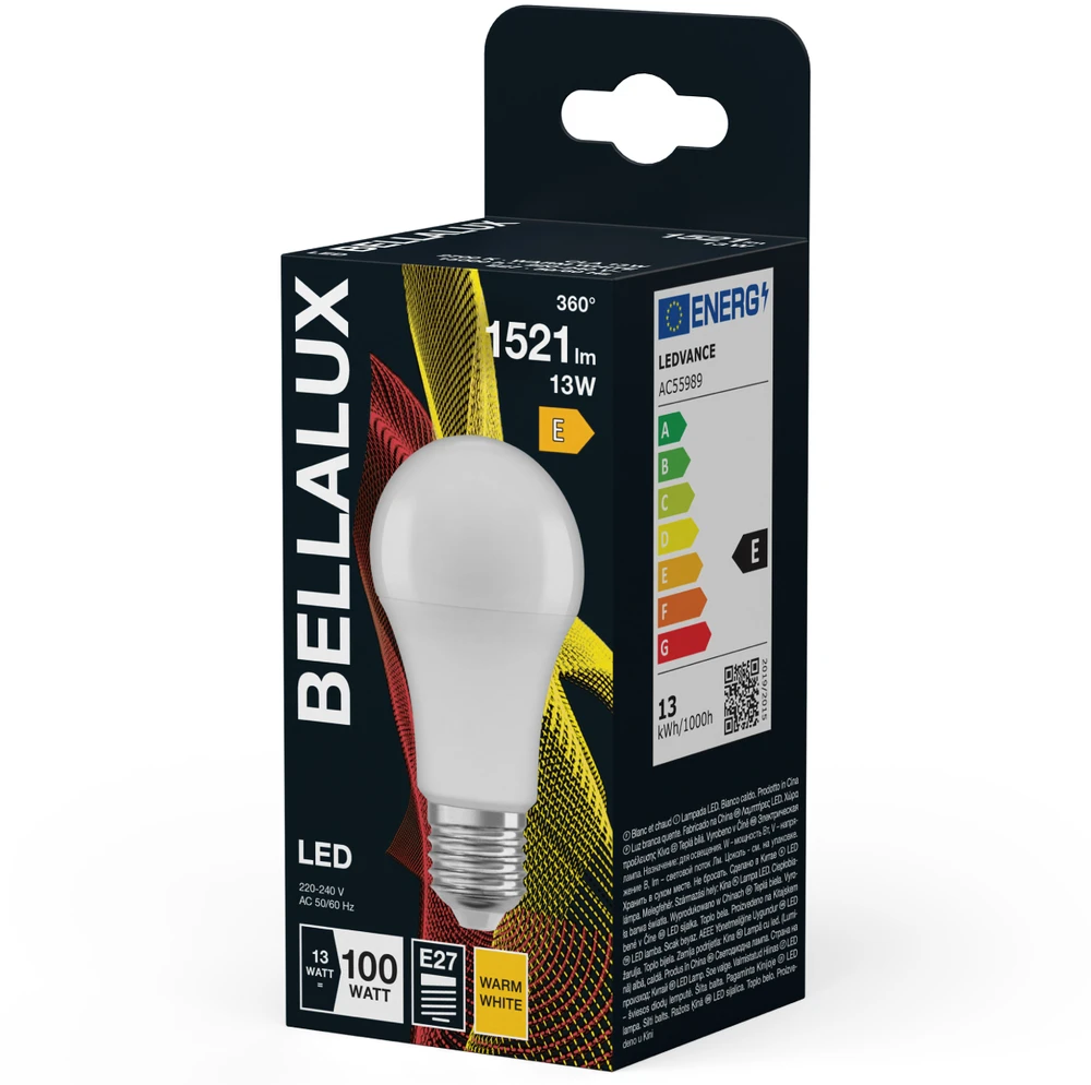 LED lemputė Bellalux CLA100 E27 13W 827