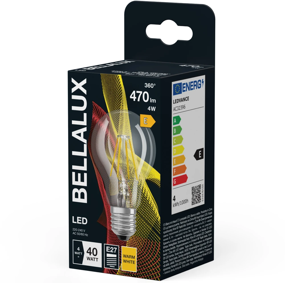 Bellalux Osram ŻAR.LED BELX CLA 4W 827 CLR E27
