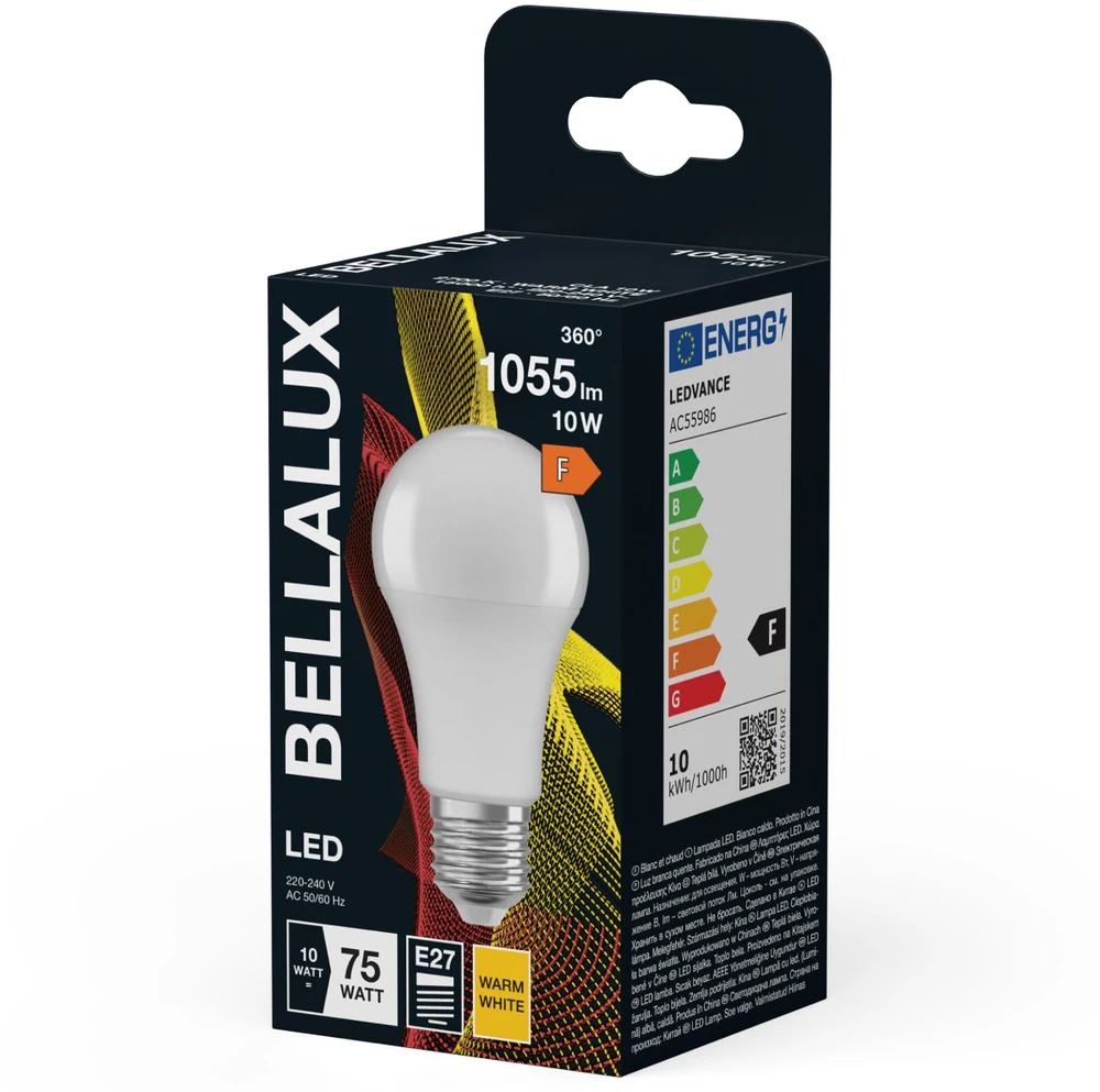 LED lemputė Bellalux CLA75 10W/827