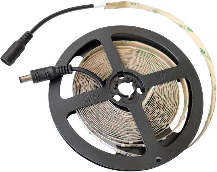 Standart LED juosta WW, SMD2835, 4.8 W/m, 2700 lm, 5 m, IP20, 12V