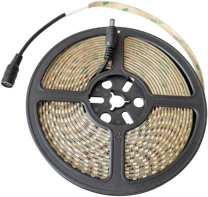 Standart LED juosta WW, SMD2835, 9.6 W/m, 5580 lm, 5 m, IP65, 12V