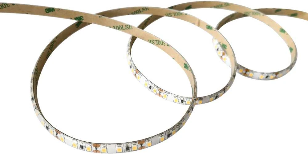 Standart LED juosta WW, SMD2835, 9.6 W/m, 5580 lm, 5 m, IP65, 12V