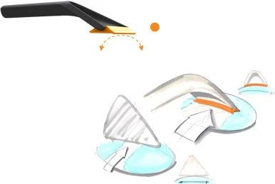 Fiskars Solid ledo grandiklis