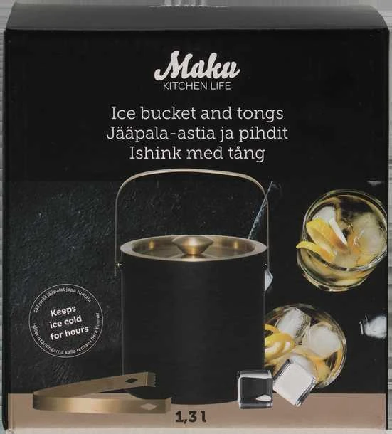 Maku Kitchen Life Ledo kibiras ir žnyplės 1,3 L
