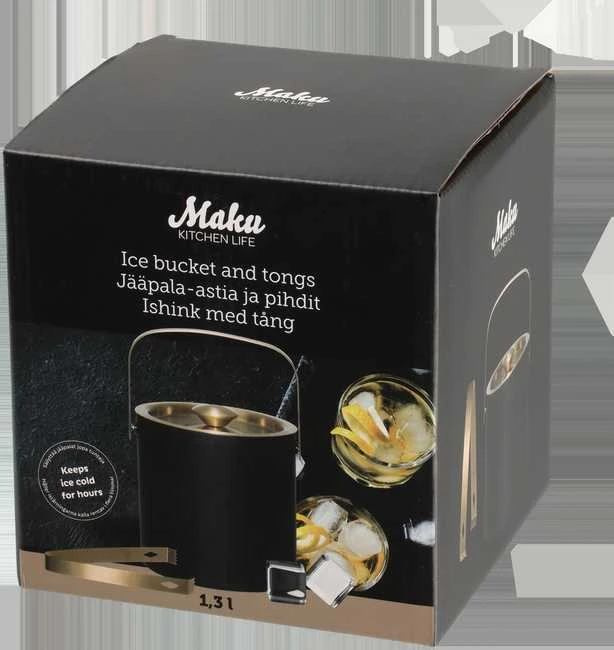 Maku Kitchen Life Ledo kibiras ir žnyplės 1,3 L