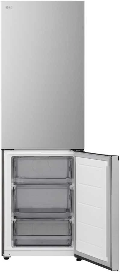LG Šaldytuvas | GBBSJ10EPY | Energy efficiency class E | Free standing | Combi | Height 186 cm | No Frost system | Šaldytuvas net capacity 220 L | Šaldiklis net capacity 113 L | Ekranas | 35 dB | Prime Sidabrinis