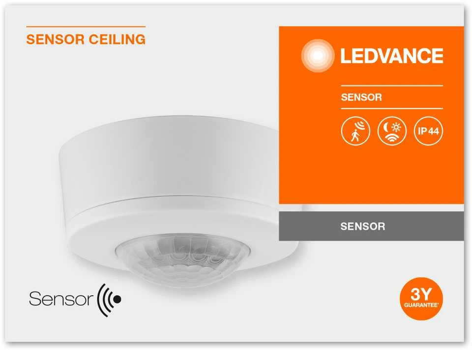 Ledvance Judesio daviklis IP44 360DEG IP44 WT