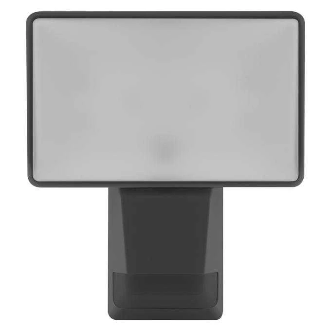 Ledvance Prožektors ar kustības sensoru, stiprināms pie sienas Osram, 27 W, 3800 lm, 4000 °K, IP55, pelēka