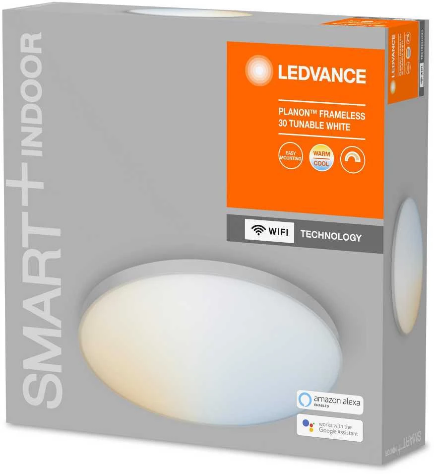 Ledvance SMART+ WiFi Planon berėmės apvalus derinamas Baltas 20W 110° 3000-6500K 300mm, Baltas | Ledvance | SMART+ WiFi Planon berėmė apvalus derinamas Baltas 20W 110° 3000-6500K | 20 W | Derinamas Baltas 3000-6500K | Bevielis internetas