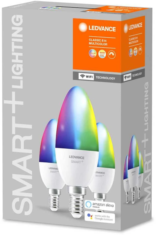 Ledvance Išmanioji LED lempa SMART WIFI, B38, 5W, E14, 470lm,RGBX3VNT