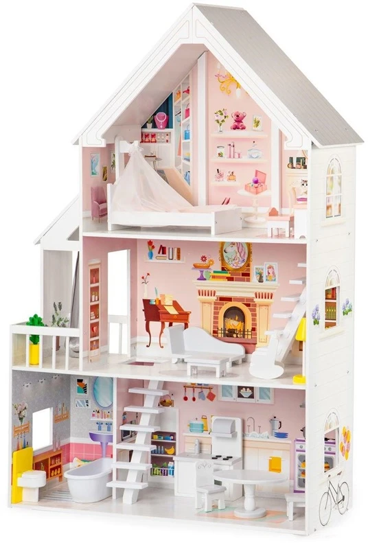 Medinis lėlių namelis XXL Powder Residence ECOTOYS