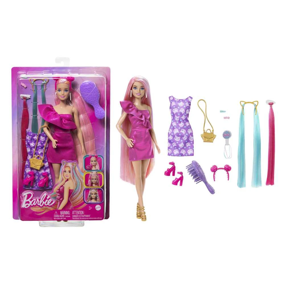 Mattel „Barbie Fun and Fancy Hair“ lėlės rinkinys (JDC85)
