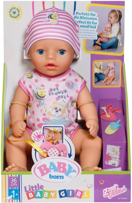 Lėlė - kūdikis su priedais Zapf Creation Baby born Lena, 36 cm, įvairių spalvų
