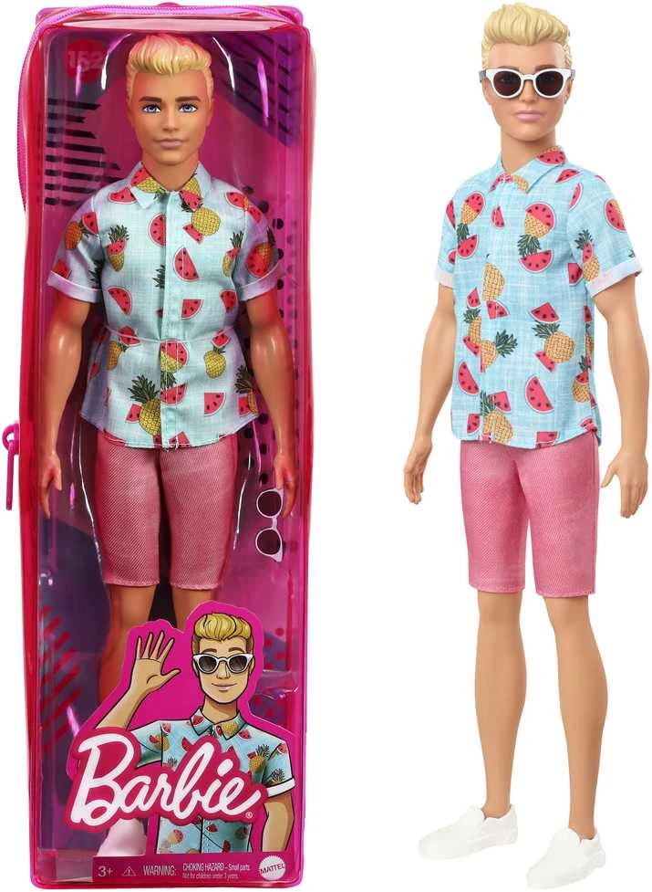 Mattel BARBIE Fashionistas lėlė Kenas, 3 asort, DWK44