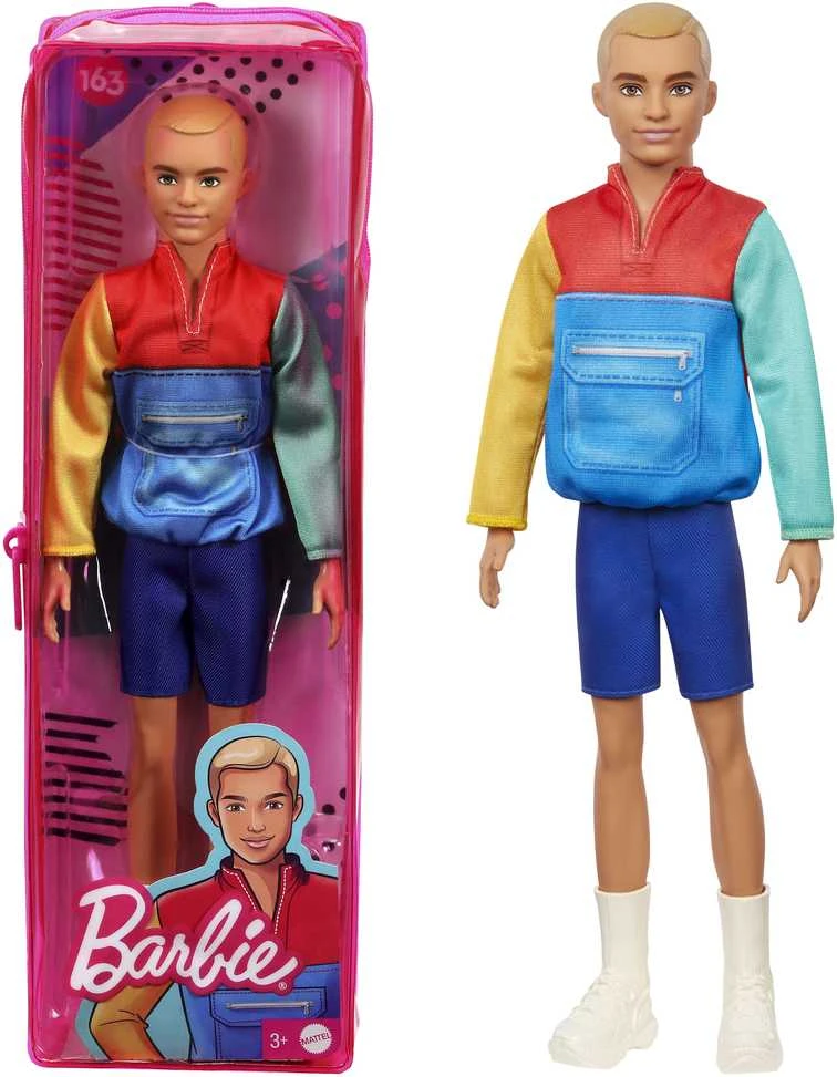Mattel BARBIE Fashionistas lėlė Kenas, 3 asort, DWK44