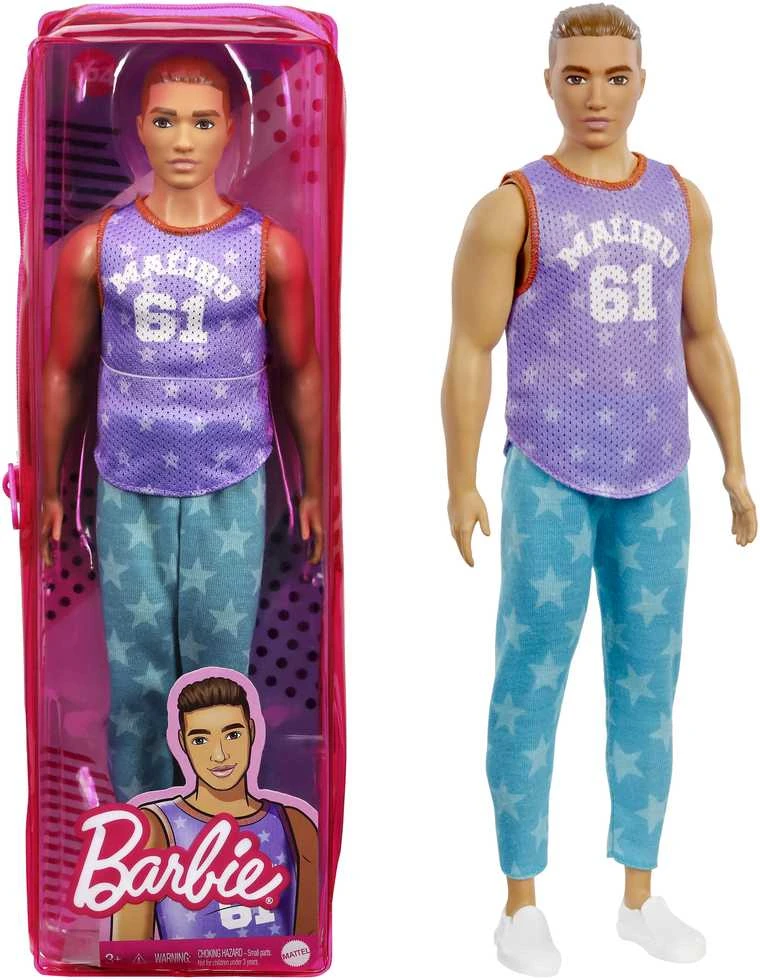 Mattel BARBIE Fashionistas lėlė Kenas, 3 asort, DWK44