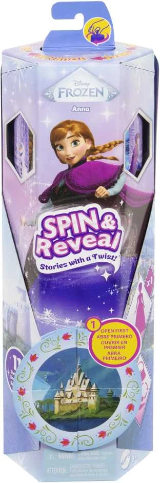 Mattel „Disney Frozen Spin And Reveal“ lėlės Anos siurprizų rinkinys JBG60