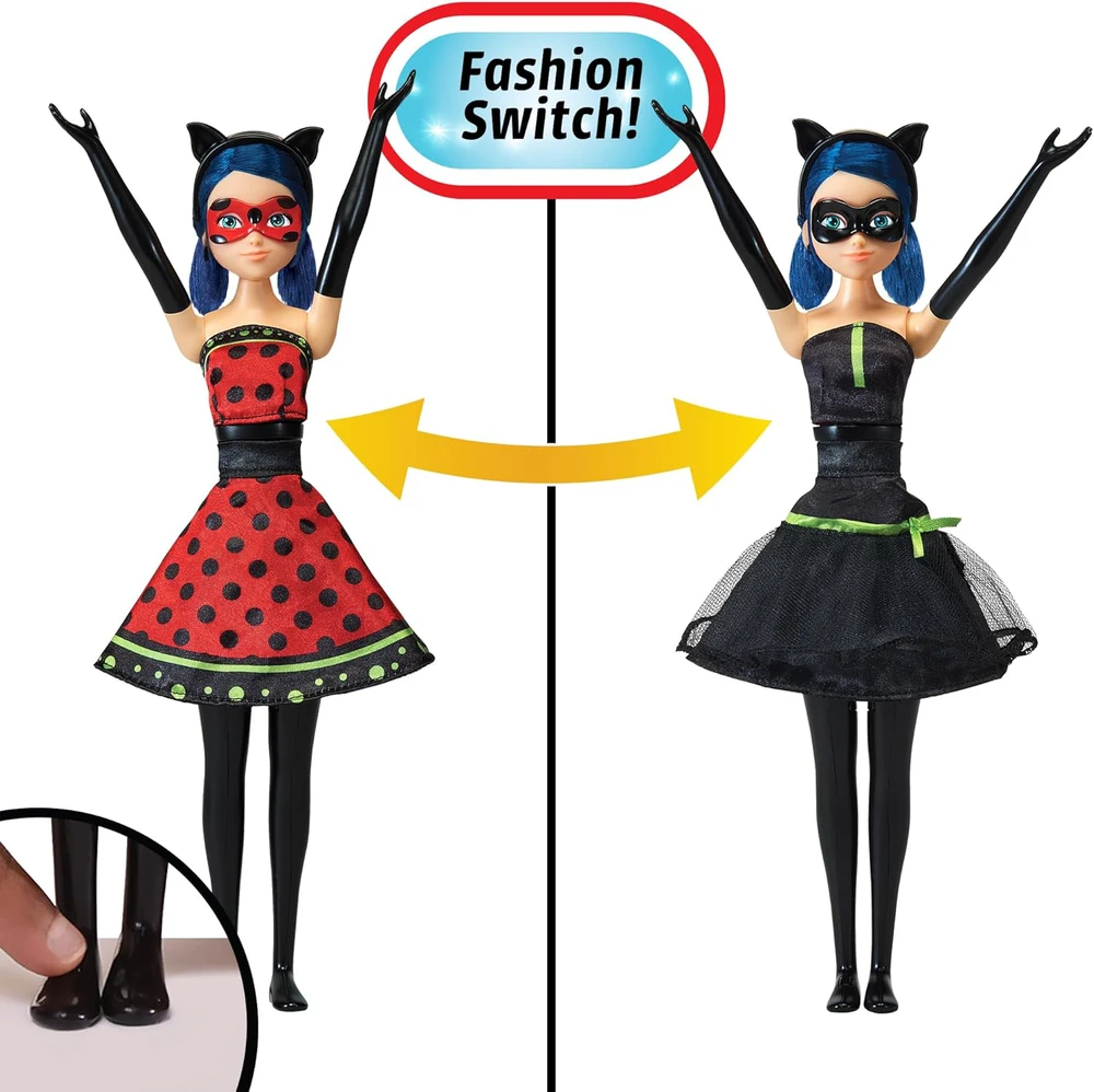 Miraculous Stebuklinga „Lėlė Hero Switch Ladybug Fashion Doll“, 50414
