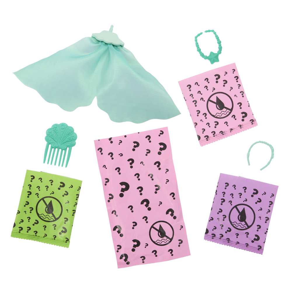 Mattel BARBIE COLOR REVEAL undinės siurprizų rinkinys, giliųjų vandenų serija (HRK12)