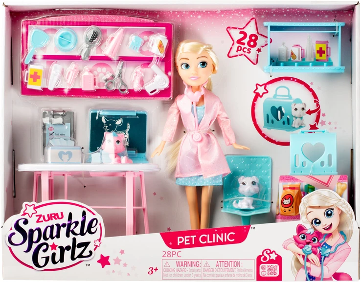 Sparkle_Girl Lėlė Sparkle Girlz Pet Clinic 100184, 10.5 cm