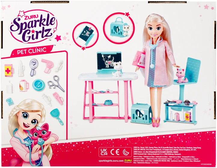 Sparkle_Girl Lėlė Sparkle Girlz Pet Clinic 100184, 10.5 cm