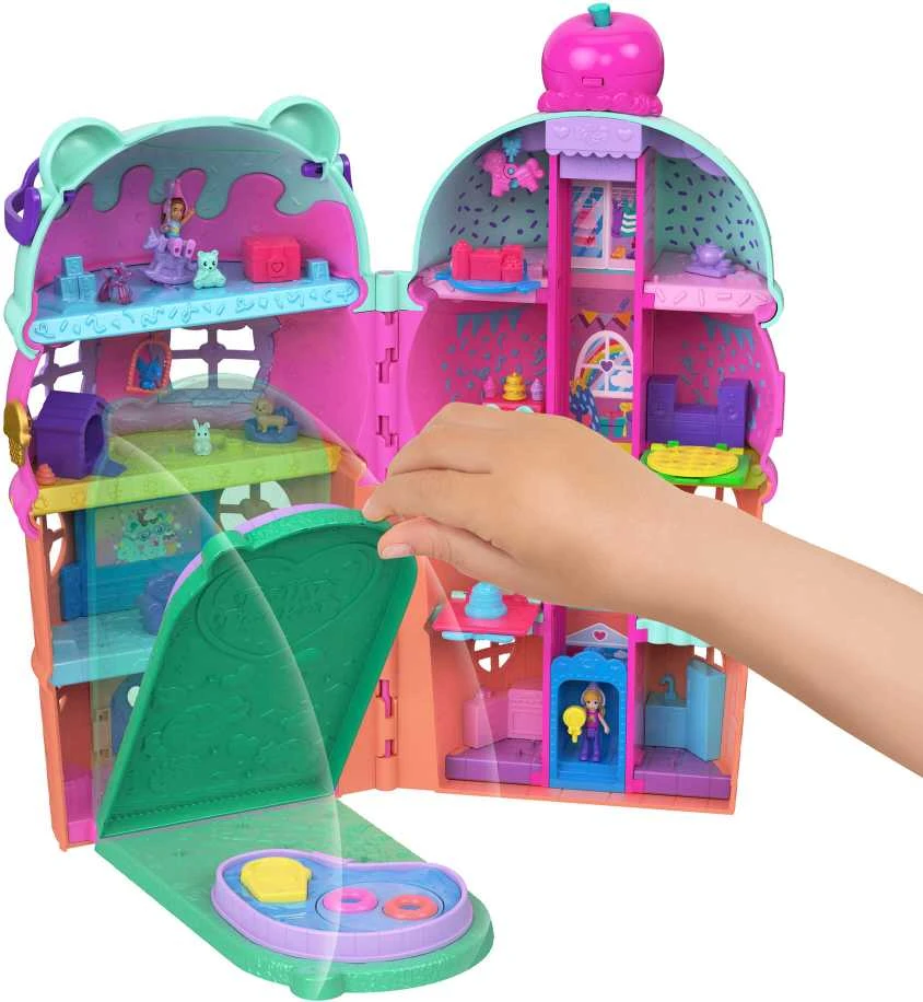 Mattel Polly Pocket Ice Cream House pramogų rinkinys (JFT91)